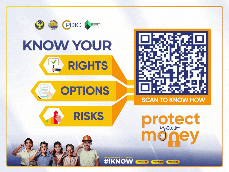 Protect your money ATM screen